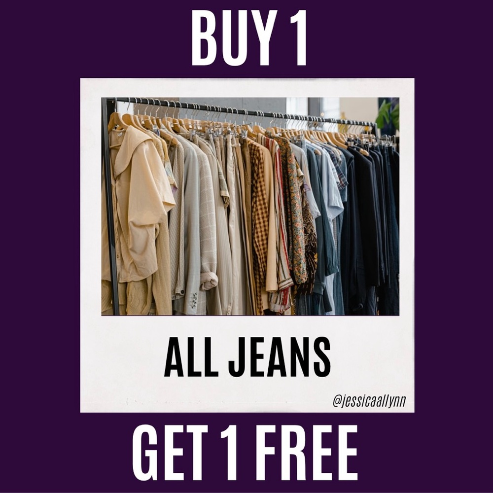 JEANS SALE | BUY 1 GET 1 FREE